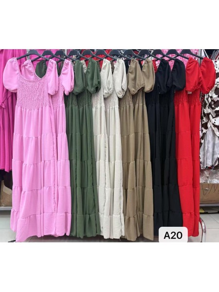 Sukienki damskie Włoskie , Size uni,paczka 6szt,mix kolor