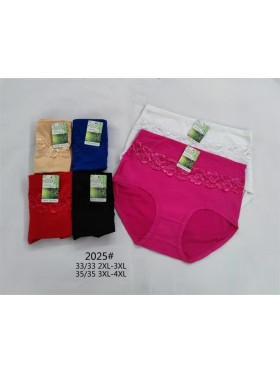 Majtki damskie, size 2-4xl paczka 24szt ,mix kolor