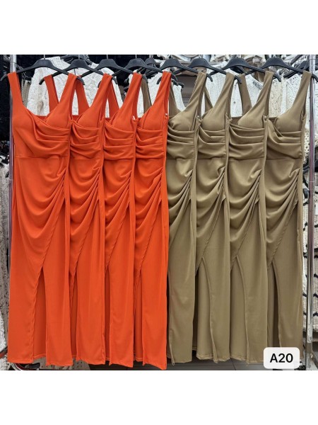 Sukienki damskie Włoskie , Size uni,paczka 6szt,mix kolor