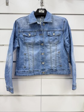 Kurtki Jeansowe damskie ,size 40-48, paczka 10szt,
