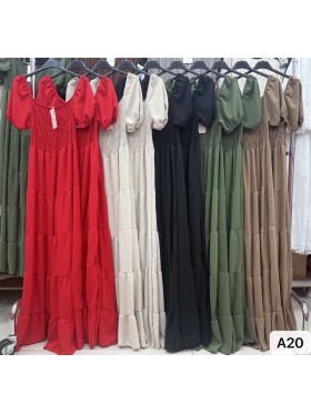 Sukienki damskie Włoskie , Size uni,paczka 6szt,mix kolor