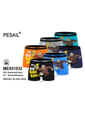 BOKSERKI MĘSKIE .SIZE: M -3XL (24 SZT/PACZKA) KOLOR JAK NA ZDZIĘCIU