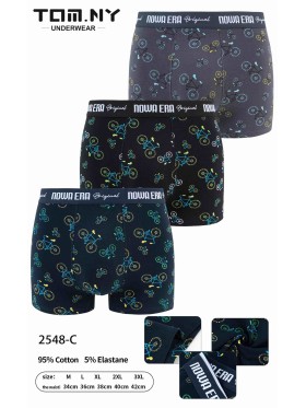 BOKSERKI MĘSKIE .SIZE: L -3XL (24 SZT/PACZKA) KOLOR JAK NA ZDZIĘCIU