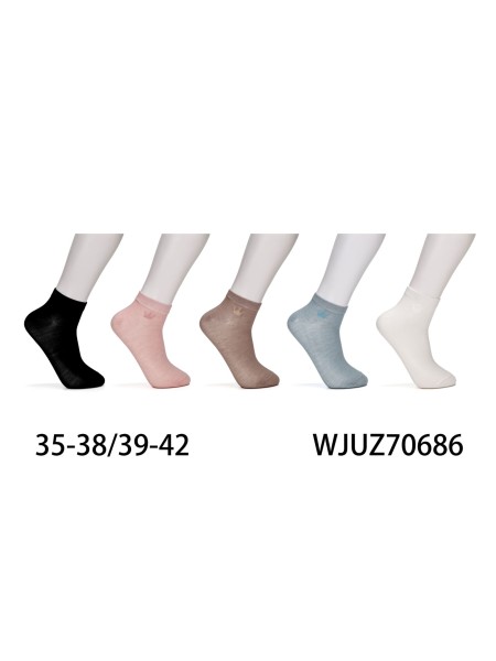 SKARPETY / STOPKI DAMSKIE .SIZE: 35-42, (40PAR/PACZKA) KOLOR JAK NA ZDZIĘCIU