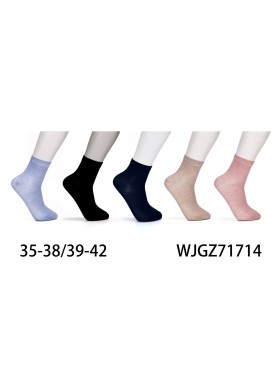 SKARPETY / STOPKI DAMSKIE .SIZE: 35-42, (40PAR/PACZKA) KOLOR JAK NA ZDZIĘCIU