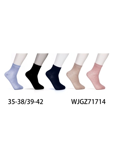SKARPETY / STOPKI DAMSKIE .SIZE: 35-42, (40PAR/PACZKA) KOLOR JAK NA ZDZIĘCIU