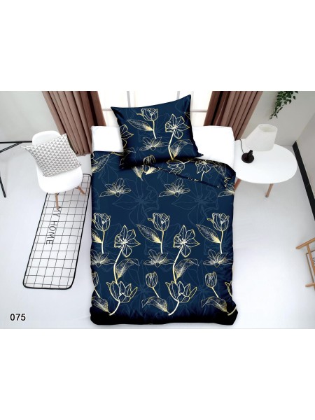 Komplet pościeli 100% satyna - bawełna 2 Częściowy Rozmiar : 140/200cm
