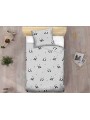 Komplet pościeli 100% satyna - bawełna 2 Częściowy Rozmiar : 140/200cm
