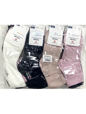 SKARPETY / STOPKI DAMSKIE .SIZE: 35-42, (40PAR/PACZKA) KOLOR JAK NA ZDZIĘCIU