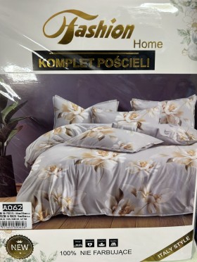Komplet pościeli 100% satyna - bawełna 3 Częściowy Rozmiar : 160/200cm