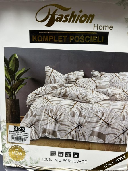 Komplet pościeli 100% satyna - bawełna 3 Częściowy Rozmiar : 200/220cm