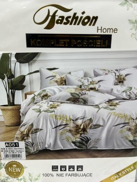 Komplet pościeli 100% satyna - bawełna 3 Częściowy Rozmiar : 200/220cm