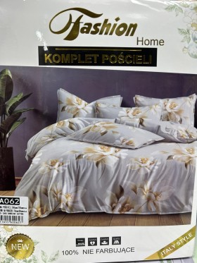 Komplet pościeli 100% satyna - bawełna 3 Częściowy Rozmiar : 200/220cm