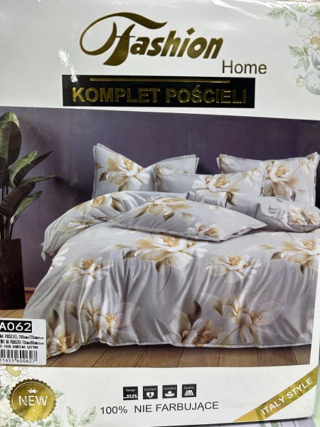 Komplet pościeli 100% satyna - bawełna 3 Częściowy Rozmiar : 200/220cm