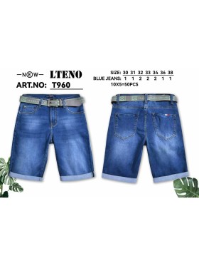 Spodenki jeansowe MĘSKA  , Size 30-38,paczka 10szt,1kolor