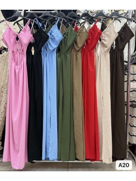Sukienki damskie Włoskie , Size uni,paczka 6szt,mix kolor