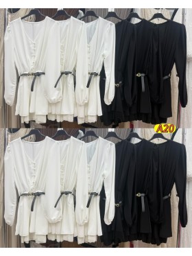 Sukienki damskie Włoskie , Size uni,paczka 6szt,mix kolor