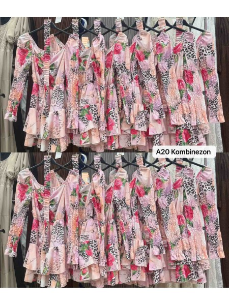 Kombinezony  damskie Włoskie , Size uni,paczka 6szt,1 kolor