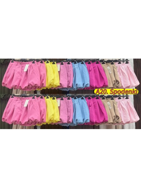 Spodenki damskie Włoskie , Size uni,paczka 6szt,mix kolor