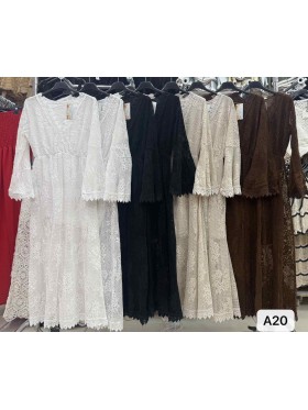 Sukienki damskie Włoskie , Size uni,paczka 6szt,mix kolor
