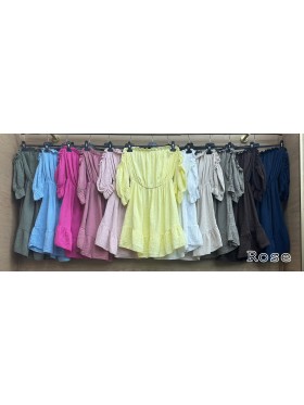 Sukienki damskie Włoskie , Size uni,paczka 6szt,mix kolor