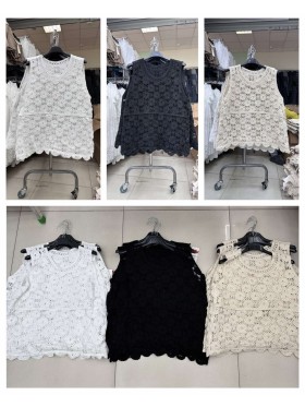 Bluzki damskie wloskie , Size uni,paczka 6szt,mix kolor