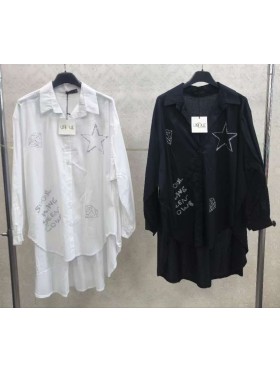 Koszule damskie wloskie , Size uni,paczka 6szt,mix kolor