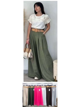 Spodnie damskie wloskie , Size uni,paczka 6szt,mix kolor