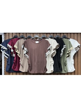 Bluzki damskie wloskie , Size uni,paczka 6szt,mix kolor