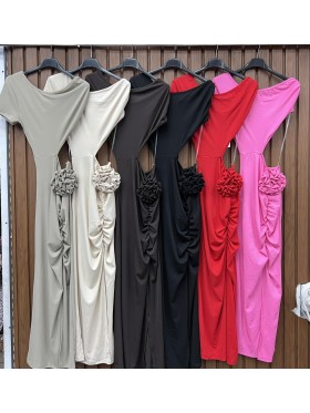 Sukienki damskie wloskie , Size uni,paczka 6szt,mix kolor