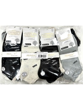 SKARPETY / STOPKI DAMSKIE .SIZE: 35-42, (40PAR/PACZKA) KOLOR JAK NA ZDZIĘCIU
