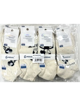SKARPETY / STOPKI DAMSKIE .SIZE: 35-42, (40PAR/PACZKA) KOLOR JAK NA ZDZIĘCIU