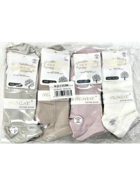 SKARPETY / STOPKI DAMSKIE .SIZE: 35-42, (40PAR/PACZKA) KOLOR JAK NA ZDZIĘCIU