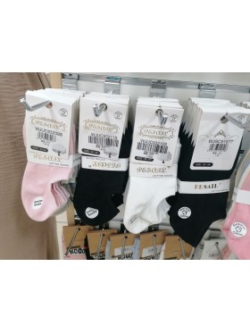 SKARPETY / STOPKI DAMSKIE .SIZE: 35-42, (40PAR/PACZKA) KOLOR JAK NA ZDZIĘCIU