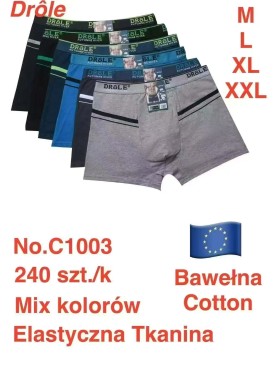 BOKSERKI MĘSKIE .SIZE: m -2xl (24 SZT/PACZKA) KOLOR JAK NA ZDZIĘCIU