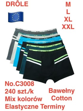 BOKSERKI MĘSKIE .SIZE: m -2xl (24 SZT/PACZKA) KOLOR JAK NA ZDZIĘCIU