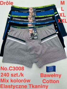 BOKSERKI MĘSKIE .SIZE: m -2xl (24 SZT/PACZKA) KOLOR JAK NA ZDZIĘCIU