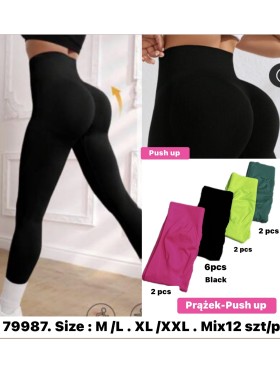 Legginsy damskie , Size M-2Xl,paczka 12szt,MIX  kolor