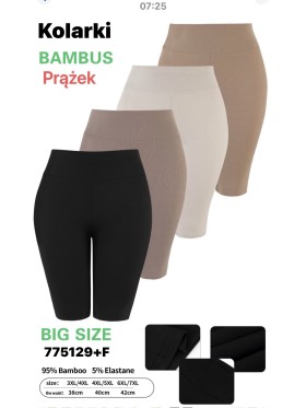 Legginsy damskie , Size 3-7Xl,paczka 12szt,MIX kolor