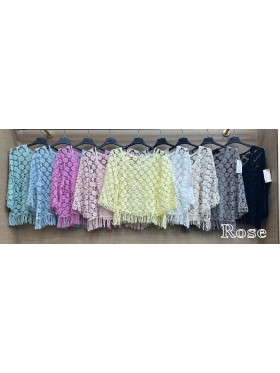 Bluzki damskie Włoskie , Size uni,paczka 6szt,mix kolor