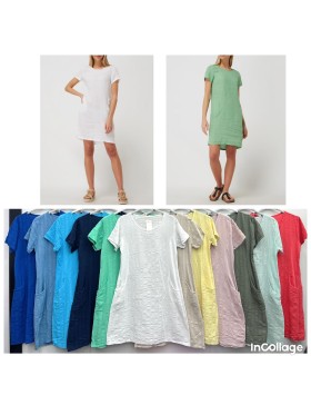 Sukienki damskie Włoskie , Size uni,paczka 6szt,mix kolor