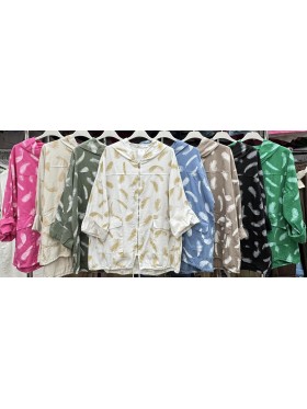 Bluzki damskie Włoskie , Size uni,paczka 6szt,mix kolor