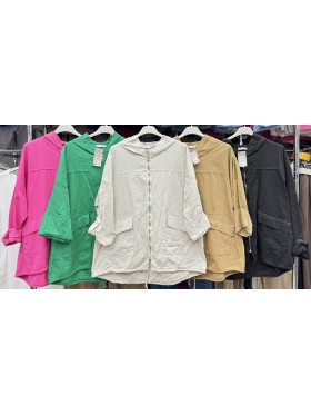 Bluzki damskie Włoskie , Size uni,paczka 6szt,mix kolor