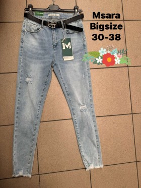 Jeansy damskie M'sara,size 30-38, paczka 10szt,