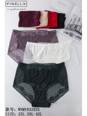 Majtki damskie, size 2-4xl paczka 24szt ,mix kolor