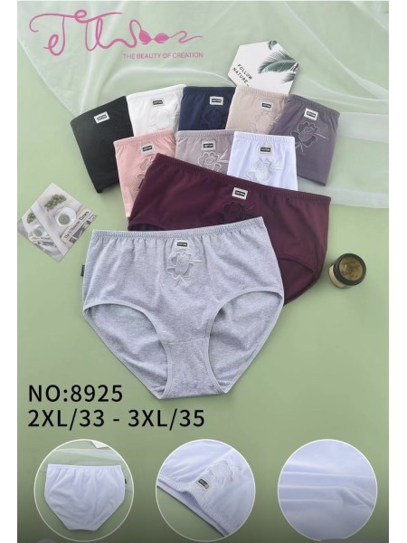 Majtki damskie, size 2-3xl paczka 24szt ,mix kolor