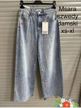 Jeansy damskie M'sara,size xs-xl, paczka 10szt,