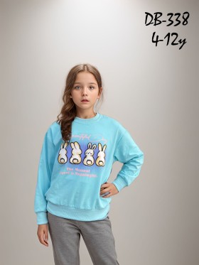 Bluza dzieciece rozm 4-12 lat, paczka 5szt, 1 kolor