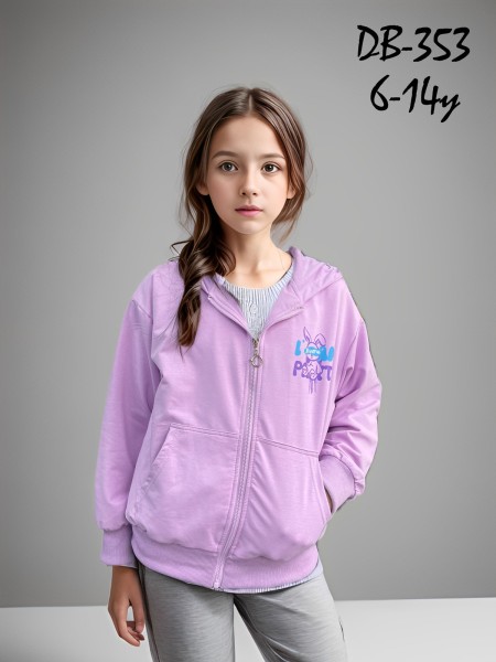 Bluza dzieciece rozm 6-14 lat, paczka 5szt, 1 kolor