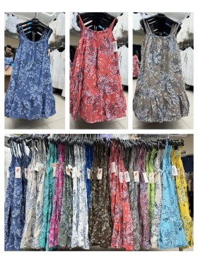 Sukienki damskie wloskie, Size uni,paczka 6szt,mix kolor